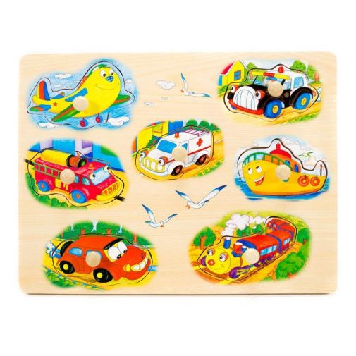 Fa fogantyús puzzle - repülős