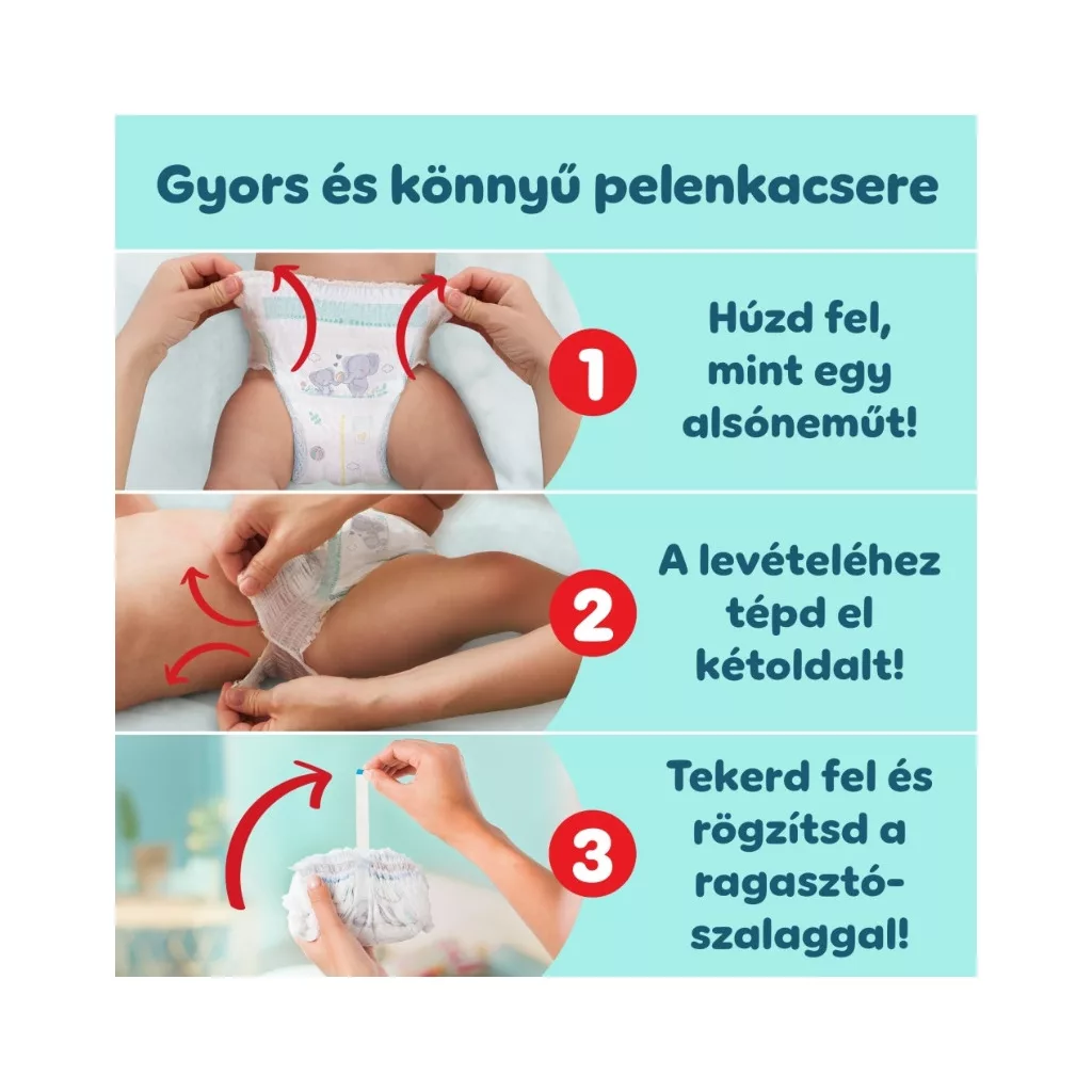 Pampers Premium Care Bugyipelenka, Maxi 4, 9-15 kg, 40 db