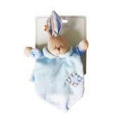   BabyBruin nyuszis szundikendő és bábjáték (pasztell kék)