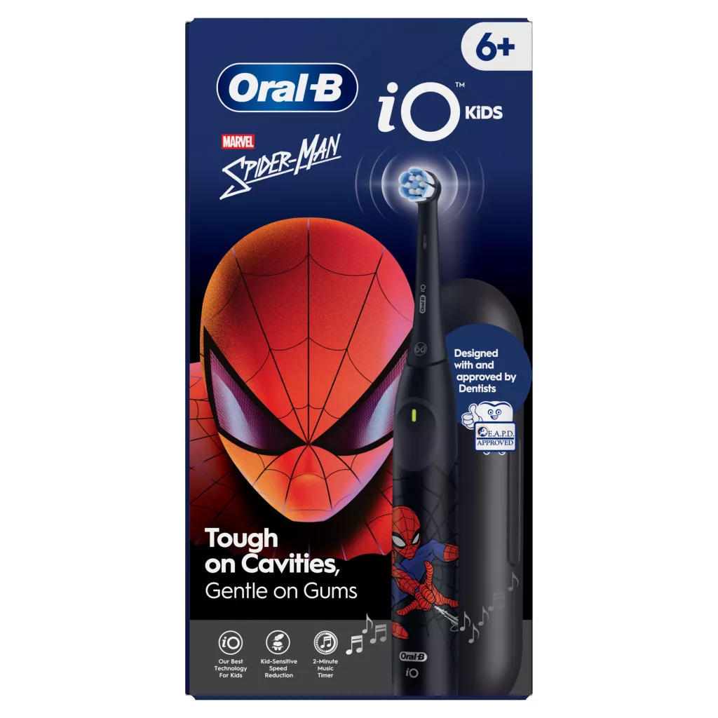 INGYENES SZÁLLÍTÁS - Oral-B iO Kids Pókember elektromos fogkefe utazótokkal