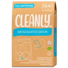 Cleanly Eco Mosogatócsíkok 3 az 1-ben formula (64 db)