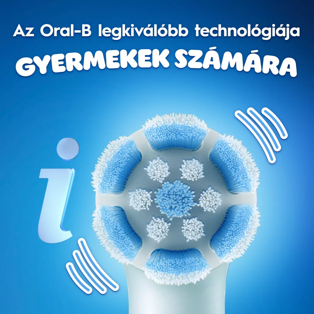 Oral-B iO Kids Stitch elektromos fogkefe utazótokkal