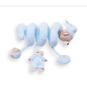 BabyBruin csörgő maci spirál (pasztell kék)