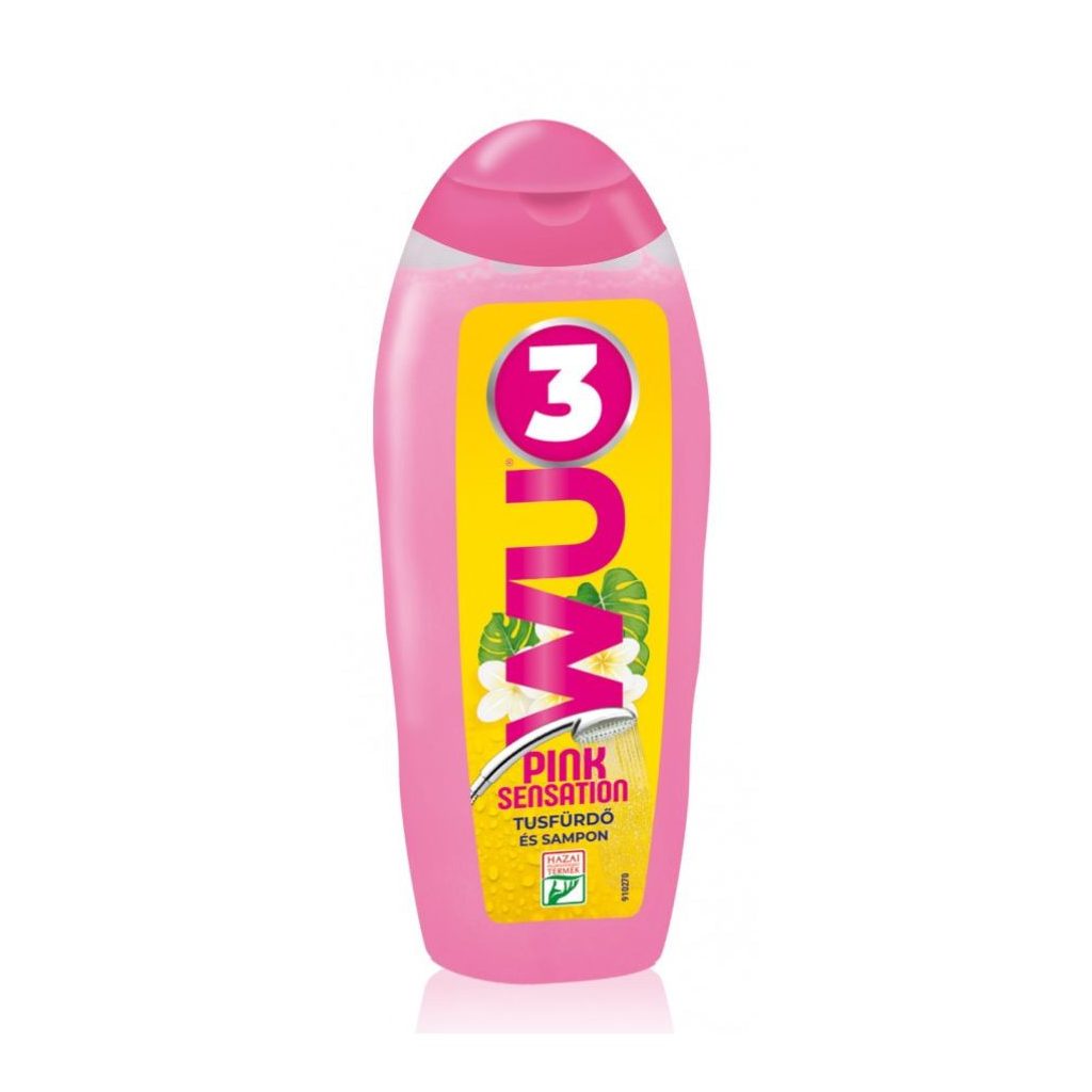 WU3 Pink Sensation tusfürdő és sampon (850 ml)