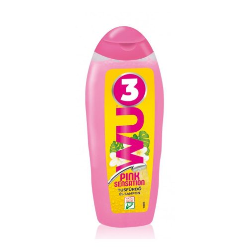 WU3 Pink Sensation tusfürdő és sampon (850 ml)