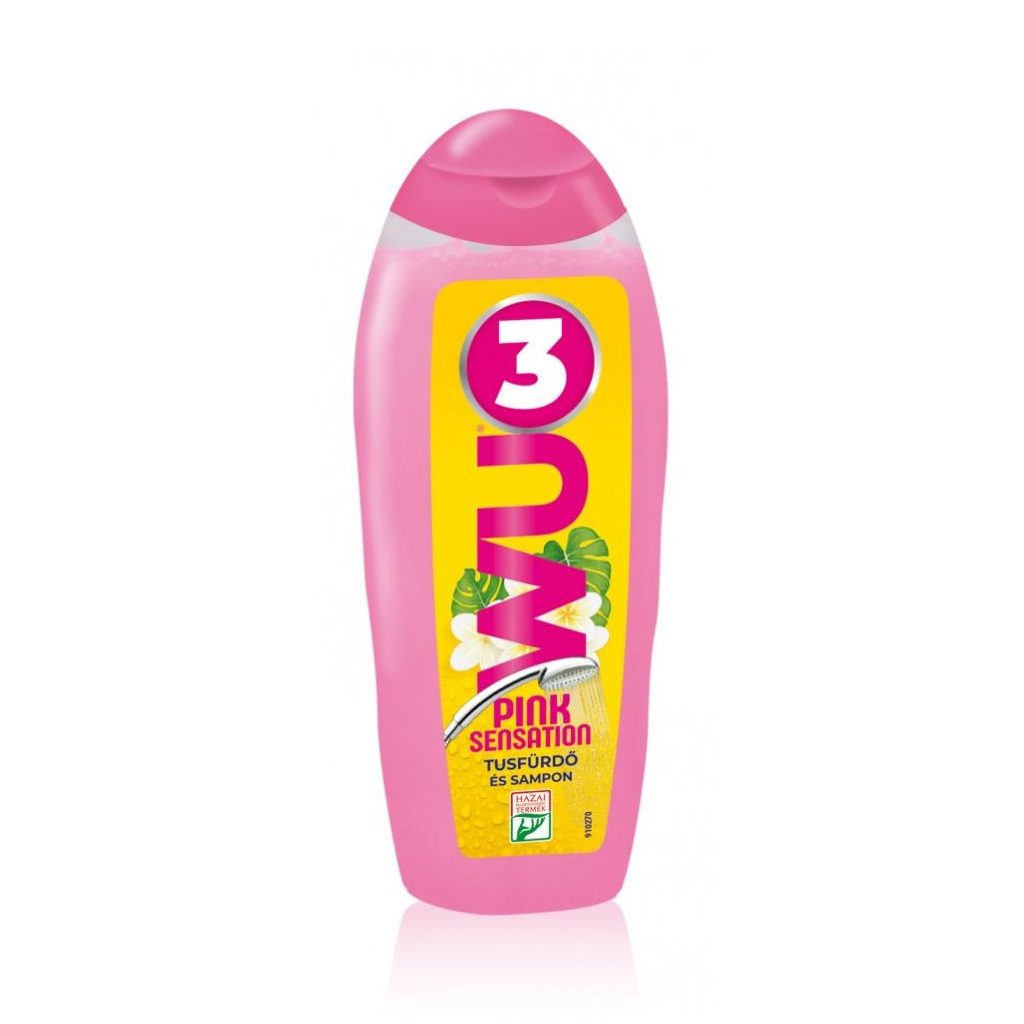 WU3 tusfürdő és sampon, Pink Sensation (280 ml)