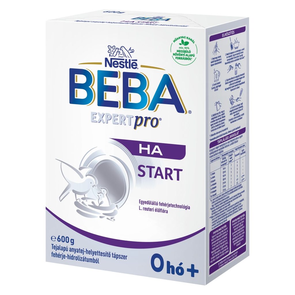 BEBA ExpertPro HA Start tejalapú anyatej-helyettesítő tápszer 0 hó+ (600 g)