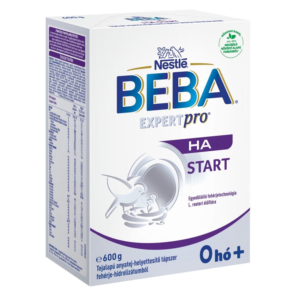 BEBA ExpertPro HA Start tejalapú anyatej-helyettesítő tápszer 0 hó+ (600 g)