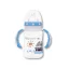 BabyBruin szélesnyakú cumisüveg fogóval, 240 ml (fiús)
