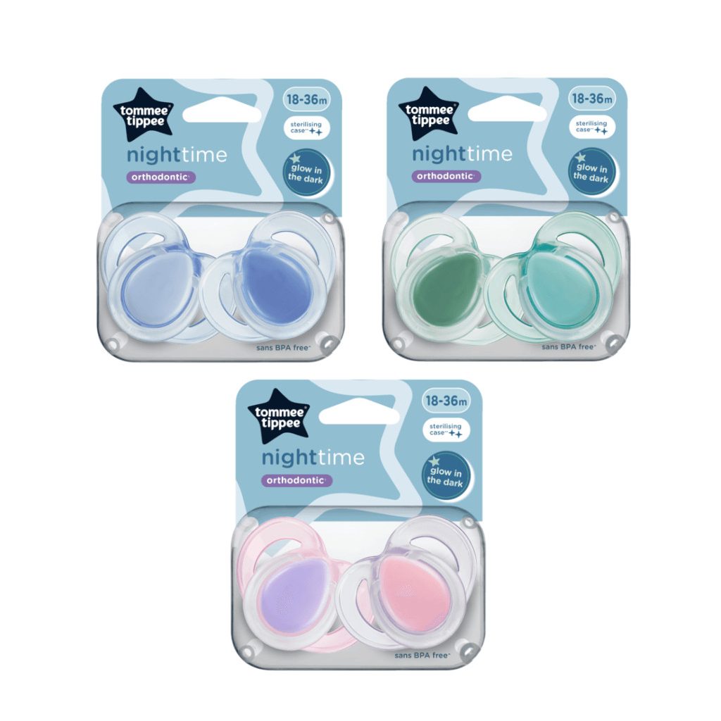 Tommee Tippee  Night játszócumi 18-36 hó 2 db