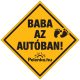 BABA AZ AUTÓBAN - magas minőségű matrica