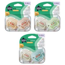 Tommee Tippee Anytime játszócumi 0-6-hó 2 db