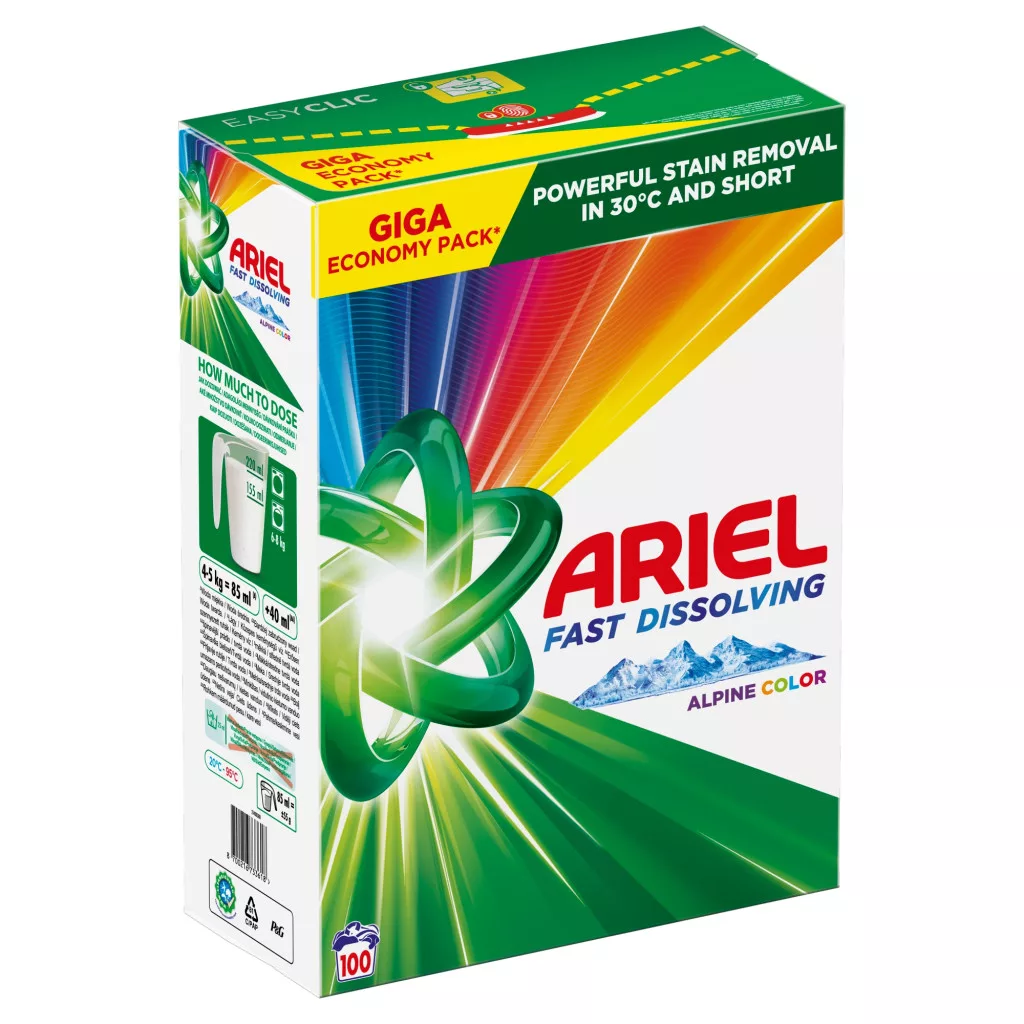 Ariel Color mosópor 5,5 kg (100 mosás)