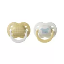 Tommee Tippee Ultimate Fit nyugtató cumi sterilizáló tokkal 0-6 hó 2 db (fiús)
