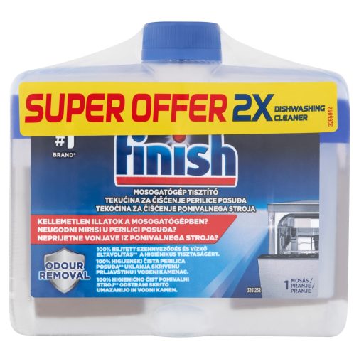 Finish mosogatógép tisztító folyadék (2x250 ml)