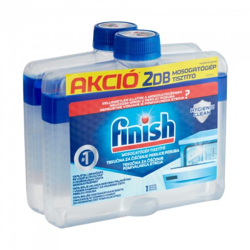 CSOMAGOLÁSSÉRÜLT - Finish mosogatógép tisztító folyadék (2x250 ml)