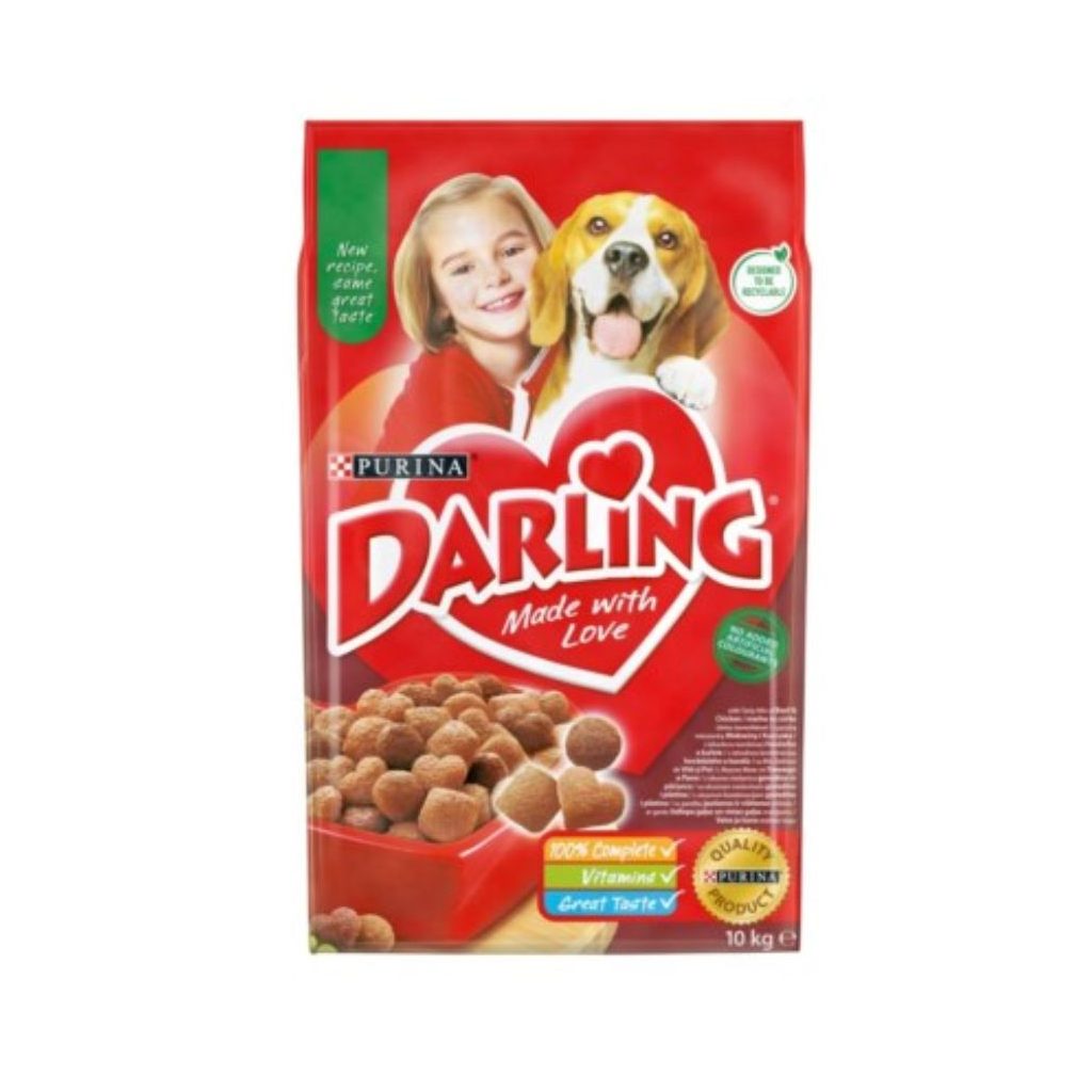 Purina Darling száraz kutyaeledel marhával és csirkével (10 kg)