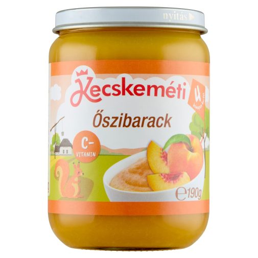 Kecskeméti őszibarack, 4 hó+ (190 g)