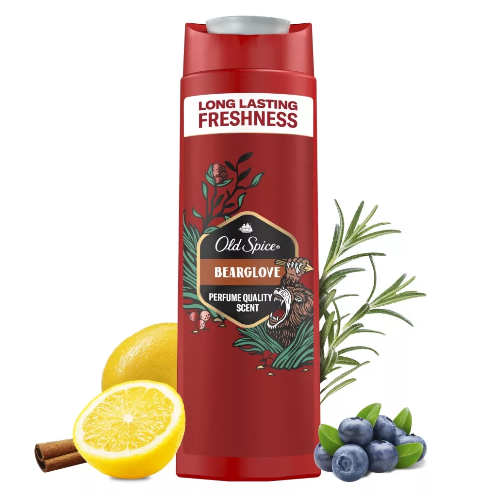 Old Spice Bearglove 3 az 1-ben tusfürdő és sampon (400 ml)