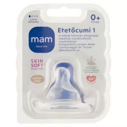 MAM etetőcumi 0 hó+ (1 cseppes, lassú átfolyású)