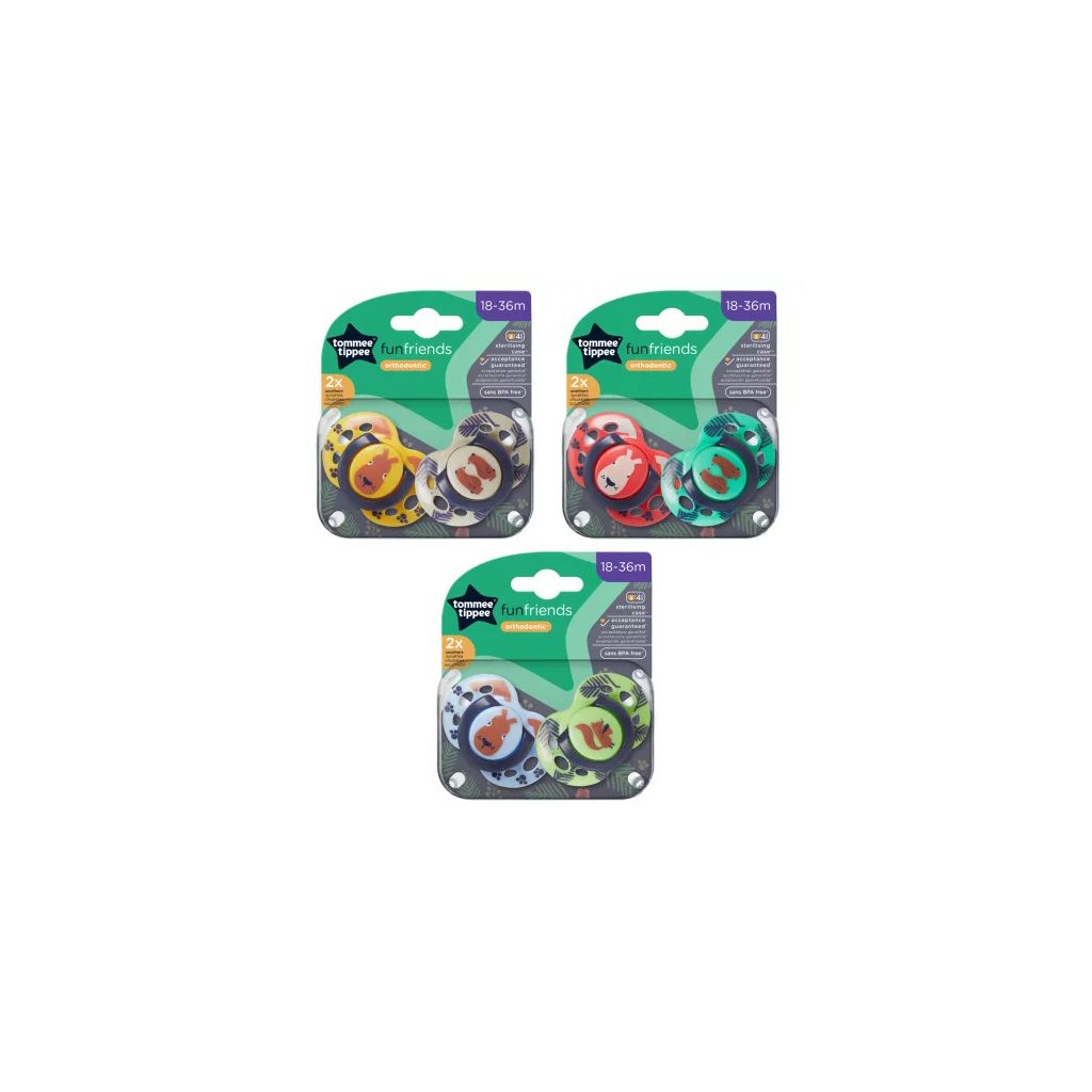 Tommee Tippee Fun játszócumi 18-36 hó 2 db