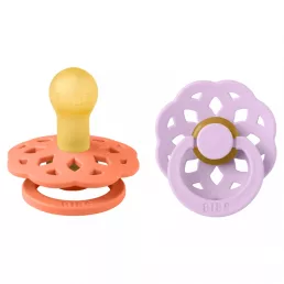 Bibs Boheme cumi 0-6 hó, 2 db (papaya-viola)