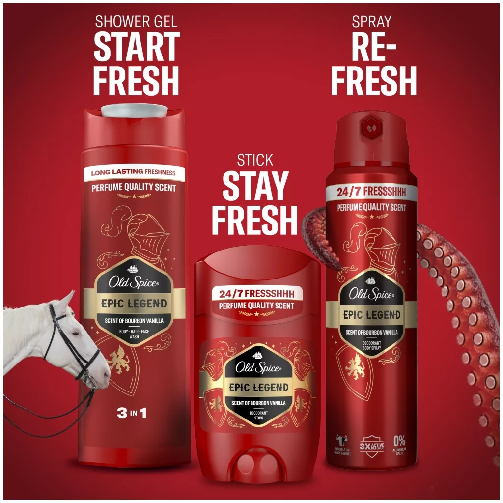 Old Spice Epic Legend dezodor spray férfiaknak (200 ml)