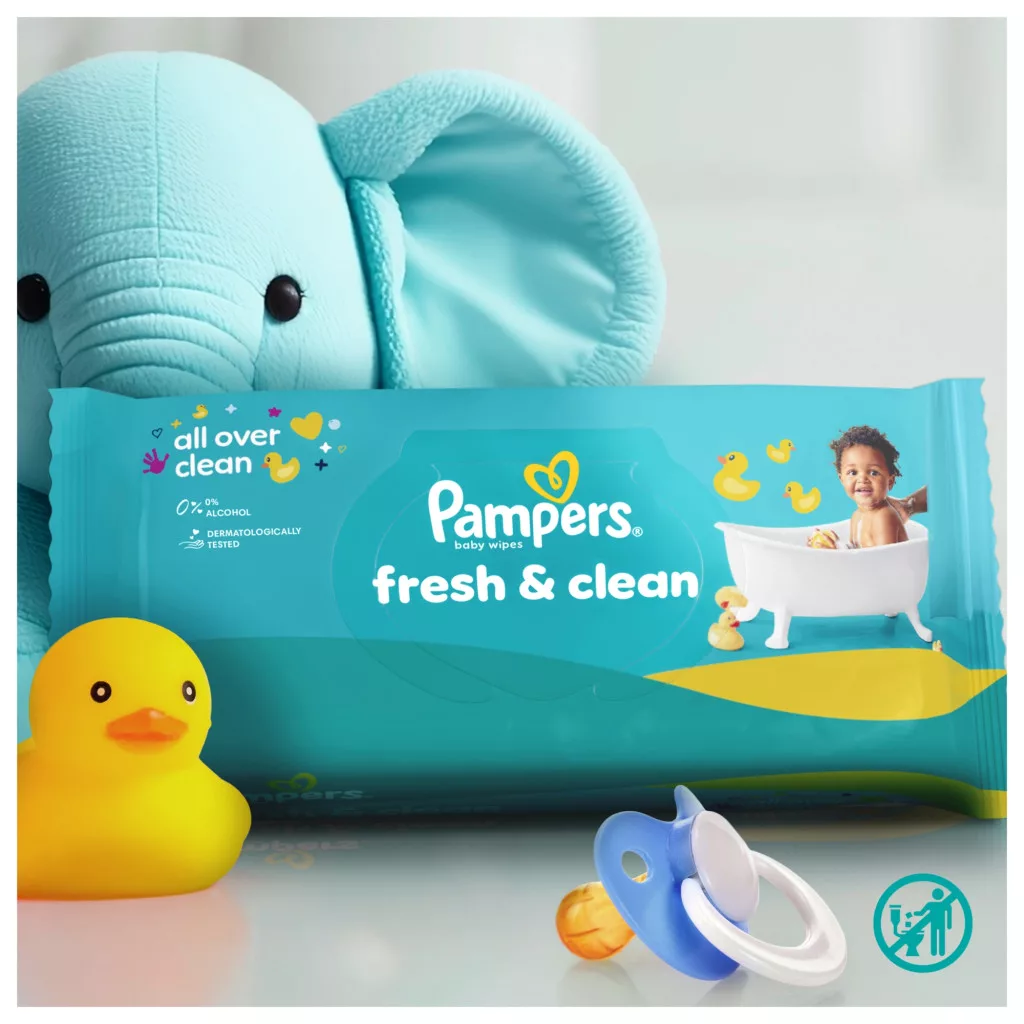 Pampers Fresh Clean nedves törlőkendő XXL 9x80 db