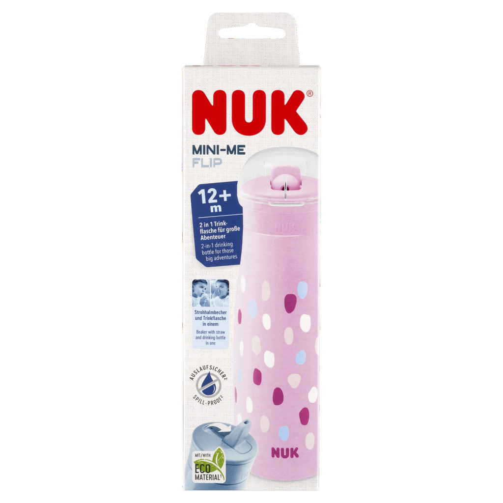 NUK Mini Me Flip ivópalack 450ml (lány)