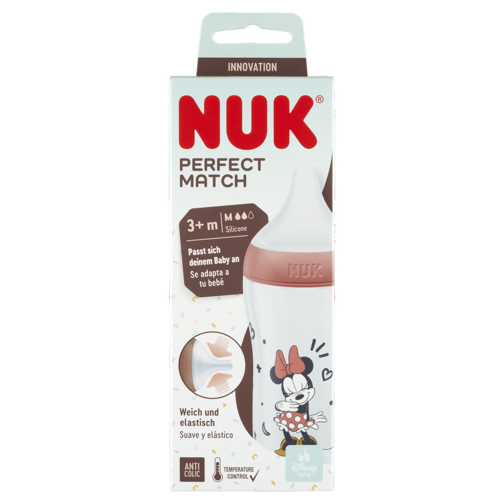 NUK Perfect Match cumisüveg 260ml (Minnie)