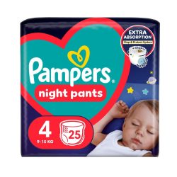 Pampers Night Pants bugyipelenka 4, 9-15 kg, 25 db