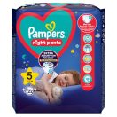 Pampers Night Pants bugyipelenka 5, 11-17 kg, 22 db