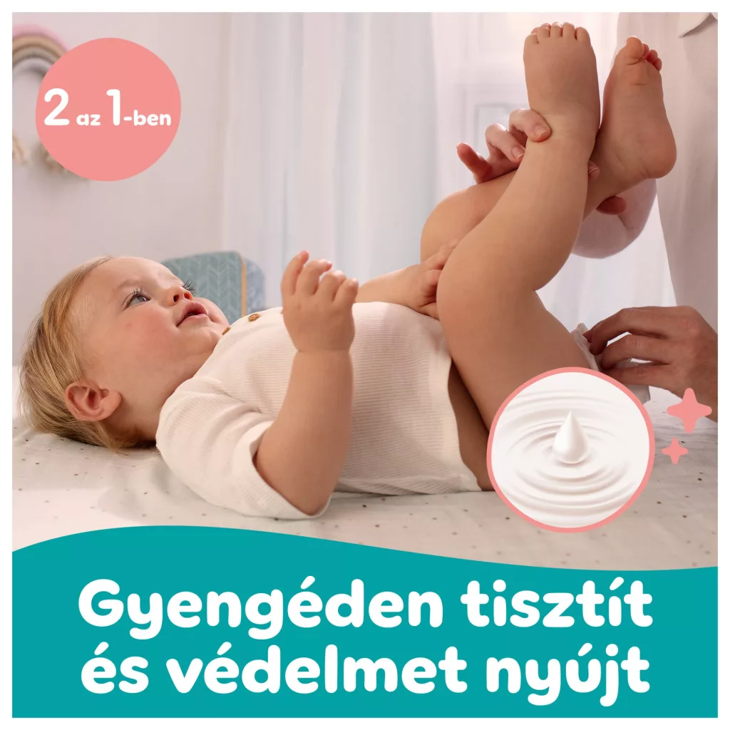 Pampers Sensitive nedves törlőkendő XXL 9x80 db