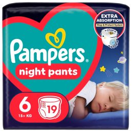 Pampers Night Pants bugyipelenka 6, 13+ kg, 19 db