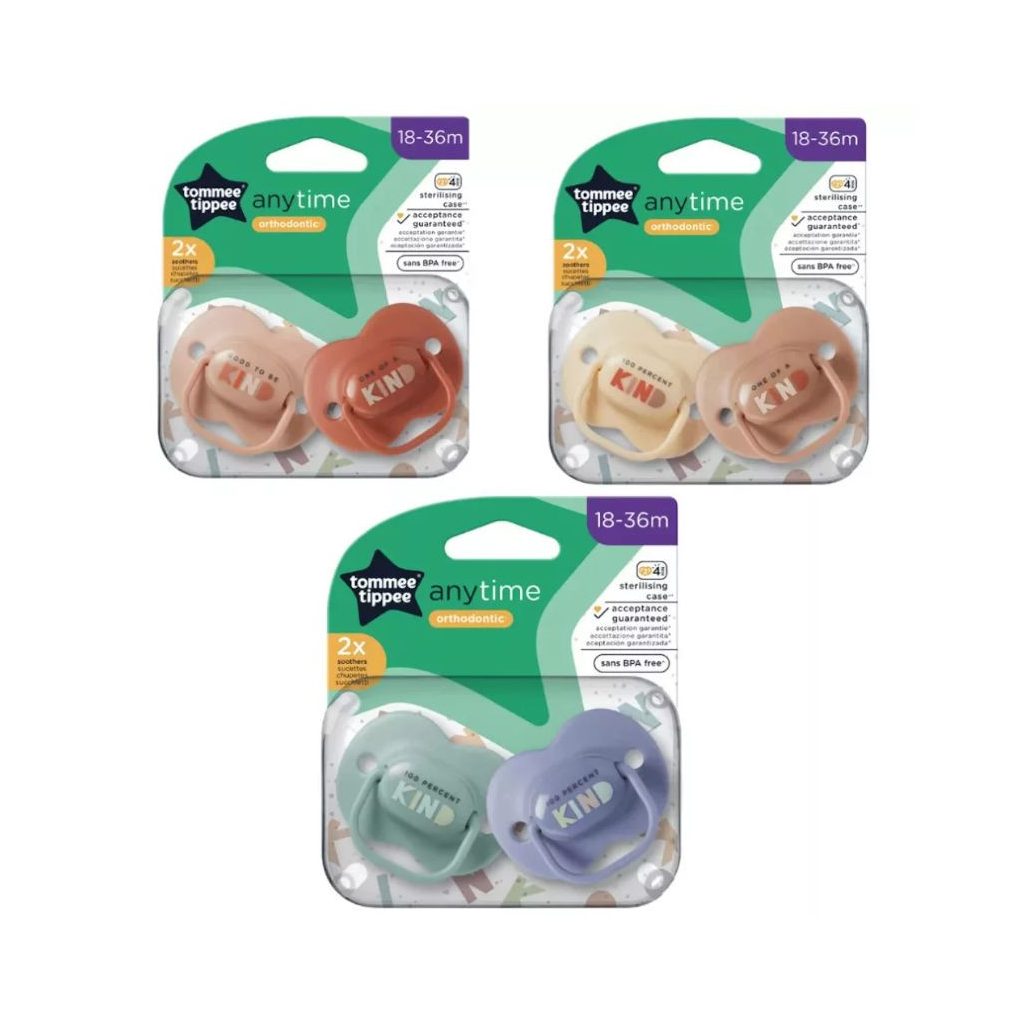 Tommee Tippee Anytime játszócumi 18-36 hó 2 db (unisex)