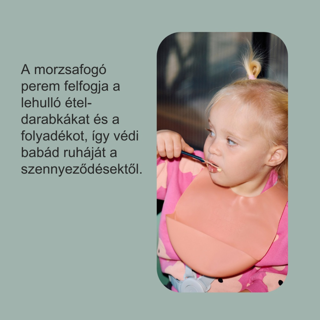 Tommee Tippee mosogatógépben mosható műanyag előke 6 hó+