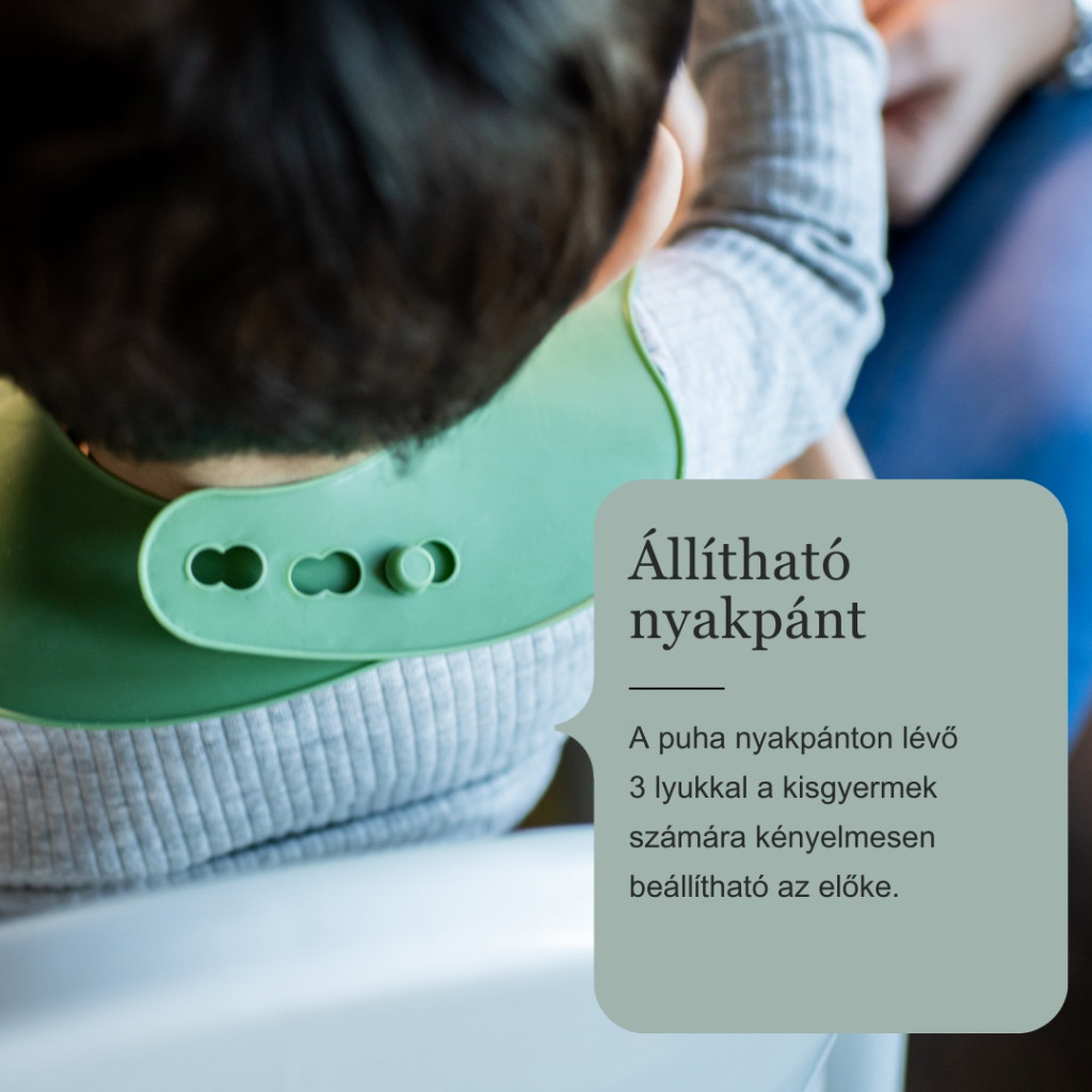 Tommee Tippee mosogatógépben mosható műanyag előke 6 hó+