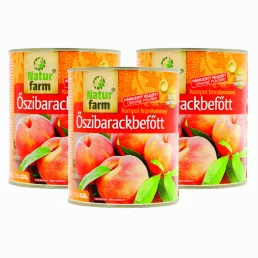 Natur Farm őszibarack (3x820 g)