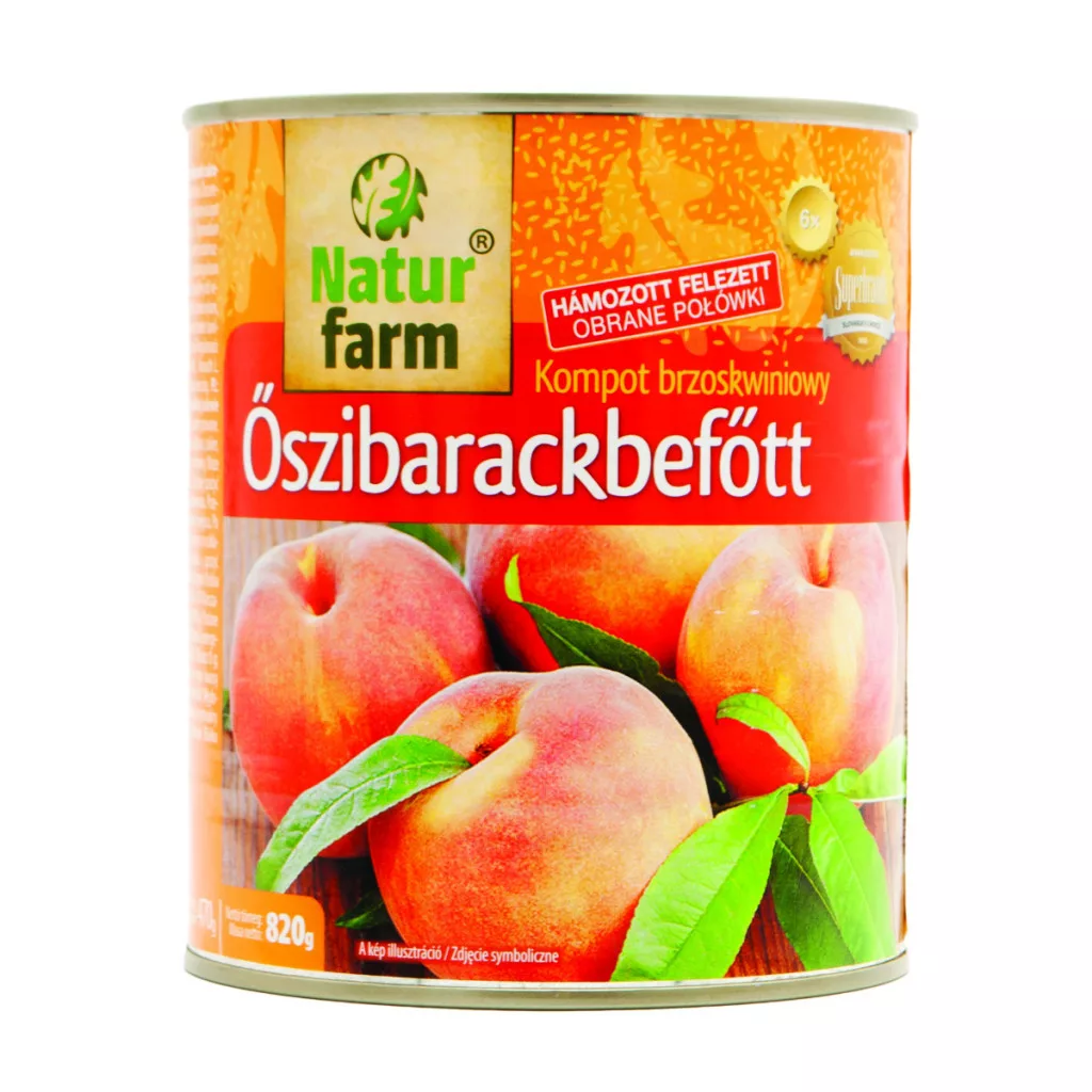 Natur Farm őszibarack (3x820 g)