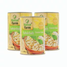 Natur Farm fehérbab (3x400 g)