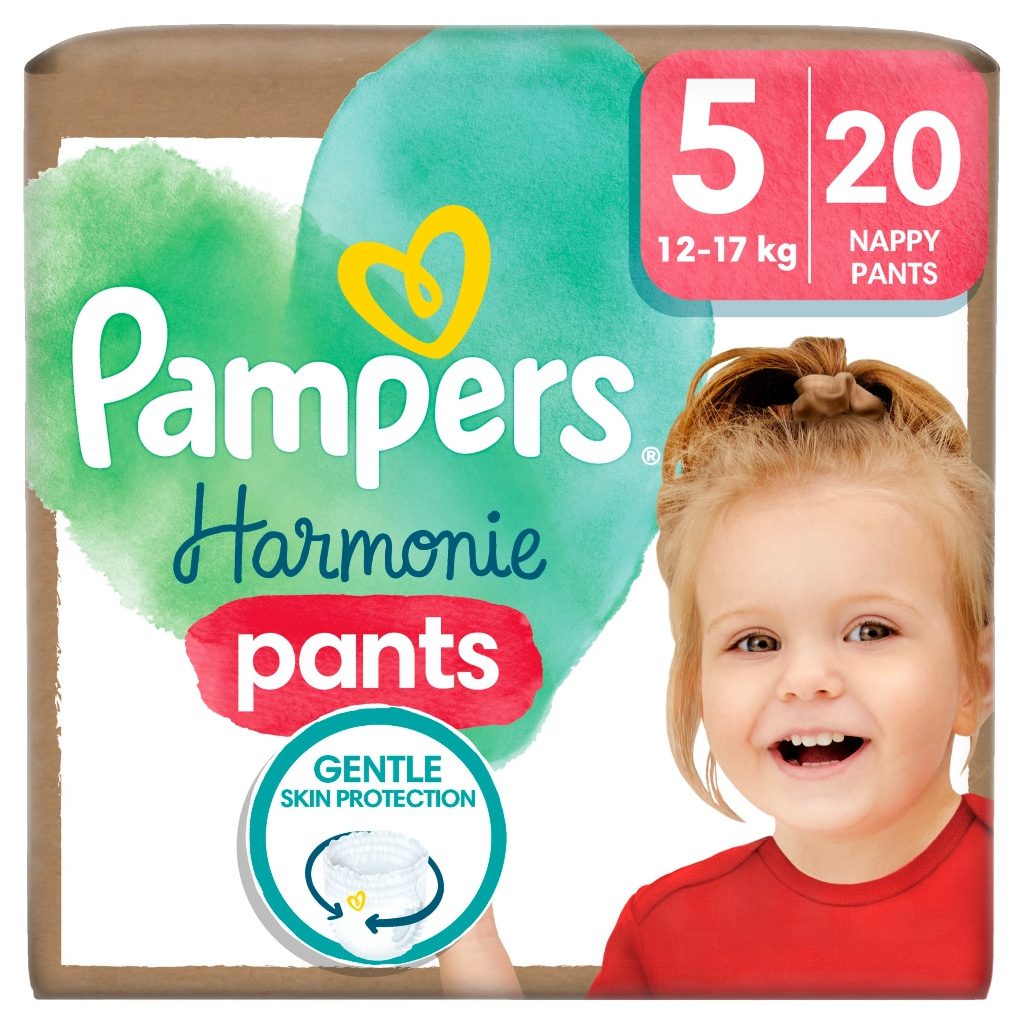 Pampers Harmonie Pants bugyipelenka 5, 12-17 kg, 20 db
