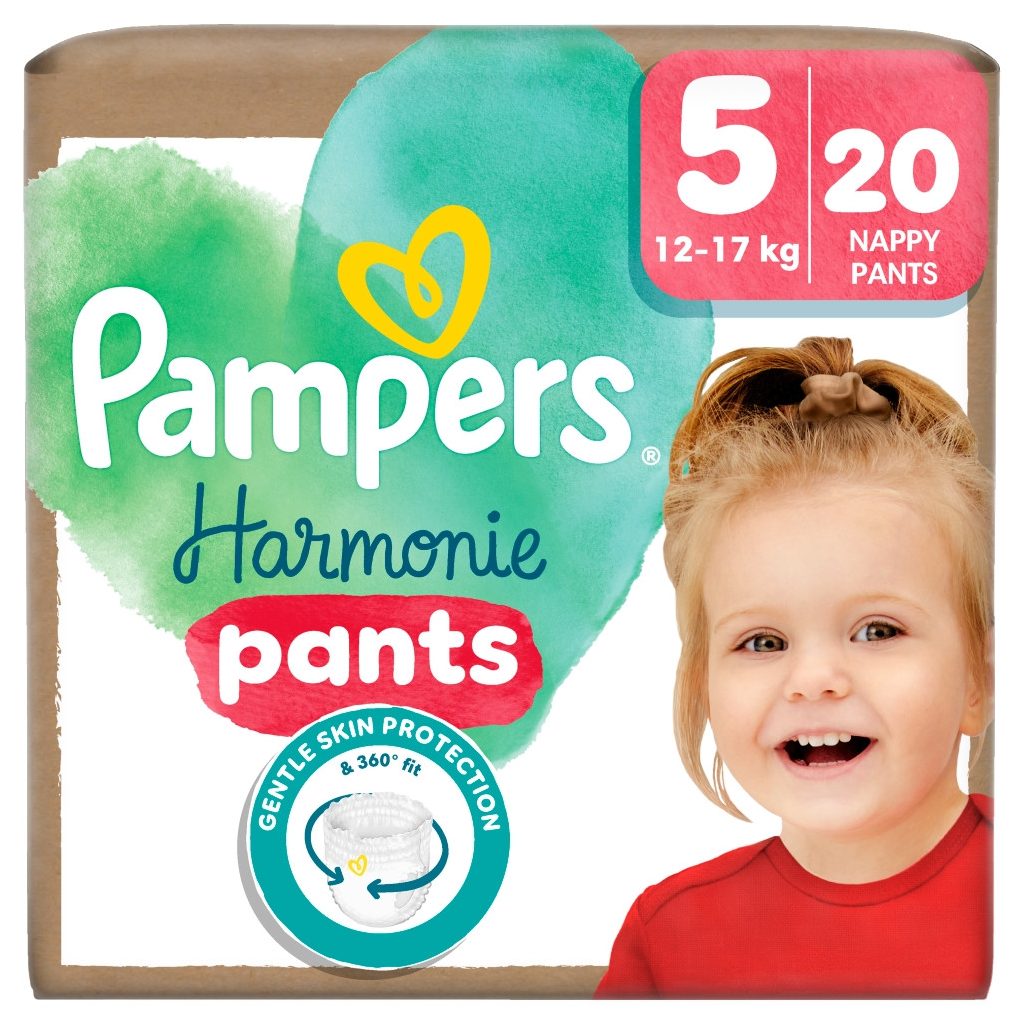 Pampers Harmonie Pants bugyipelenka 5, 12-17 kg, 20 db