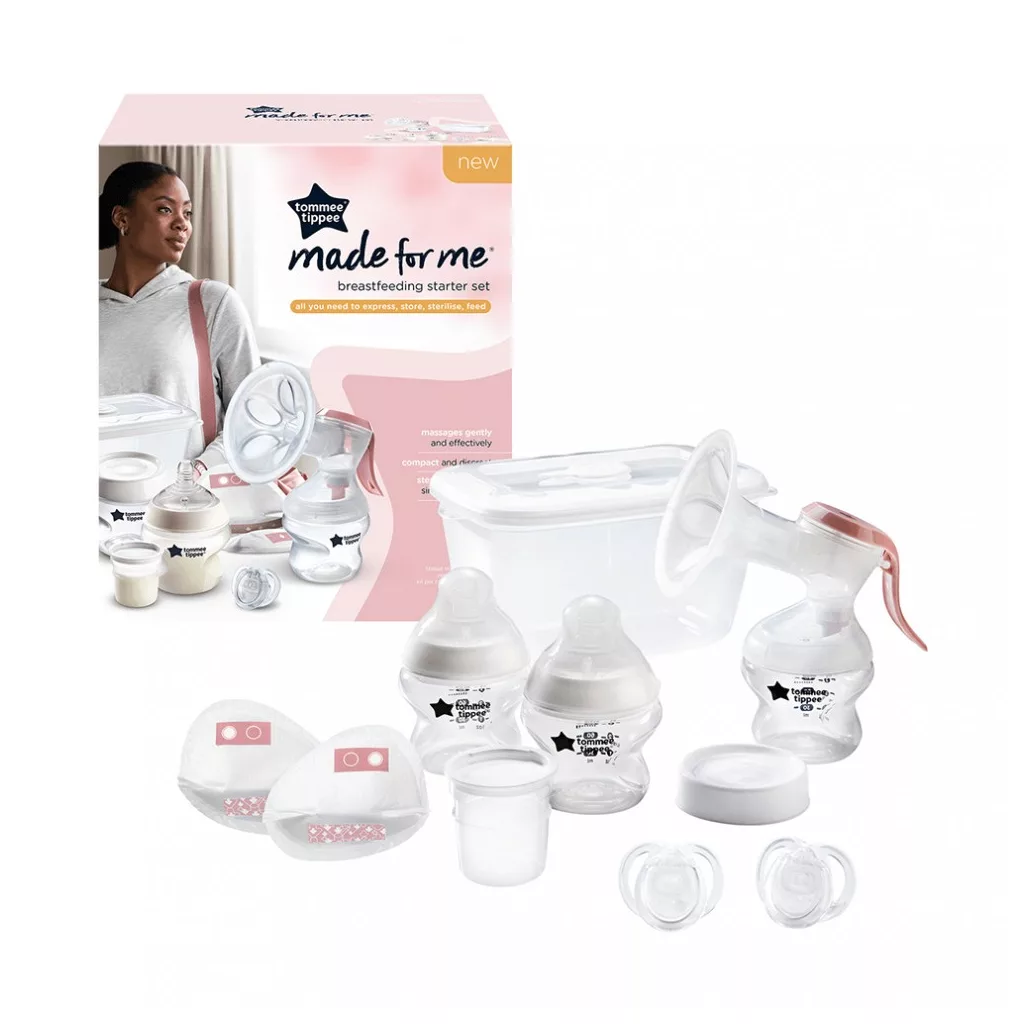Tommee Tippee CTN anyatejes kezdőszett kézi mellszívóval