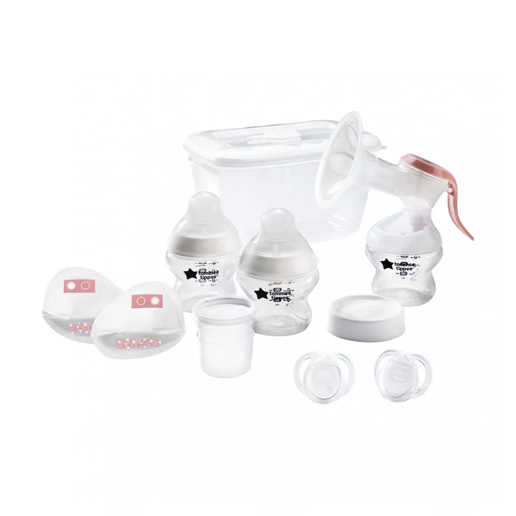 Tommee Tippee CTN anyatejes kezdőszett kézi mellszívóval