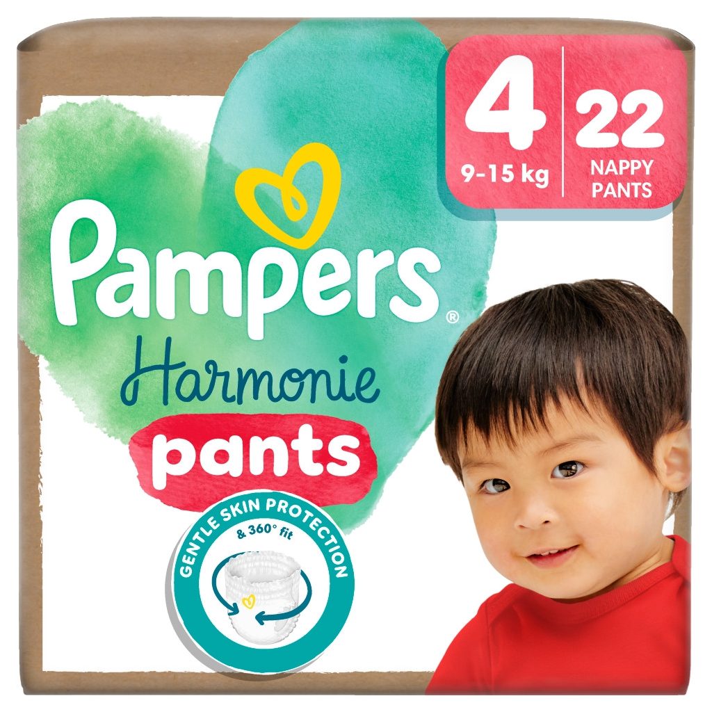 Pampers Harmonie Pants bugyipelenka 4, 9-15 kg, 22 db