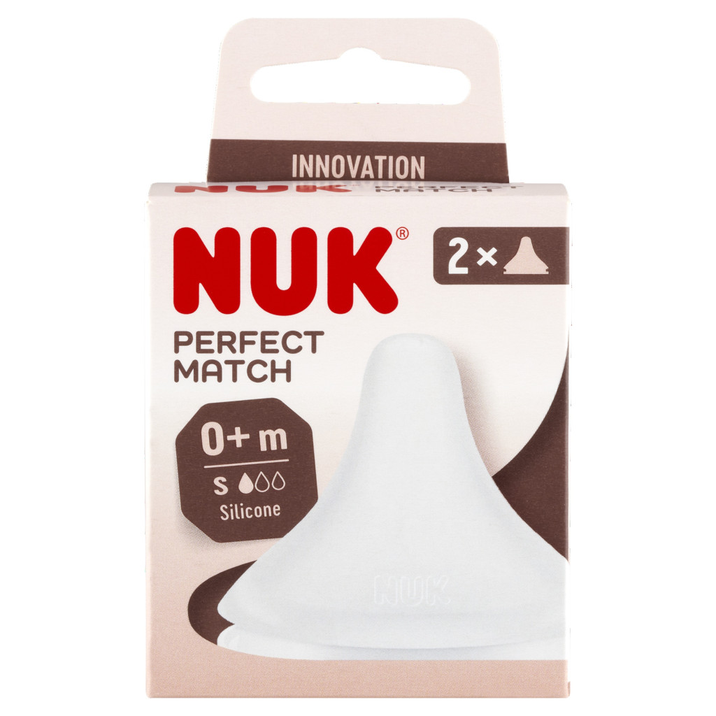 NUK Perfect Match etetőcumi (S méret) 0+ hó