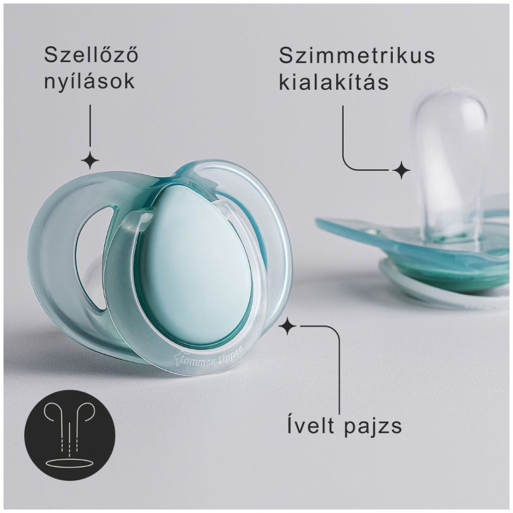 Tommee Tippee  Night játszócumi 0-6 hó 2 db (unisex)