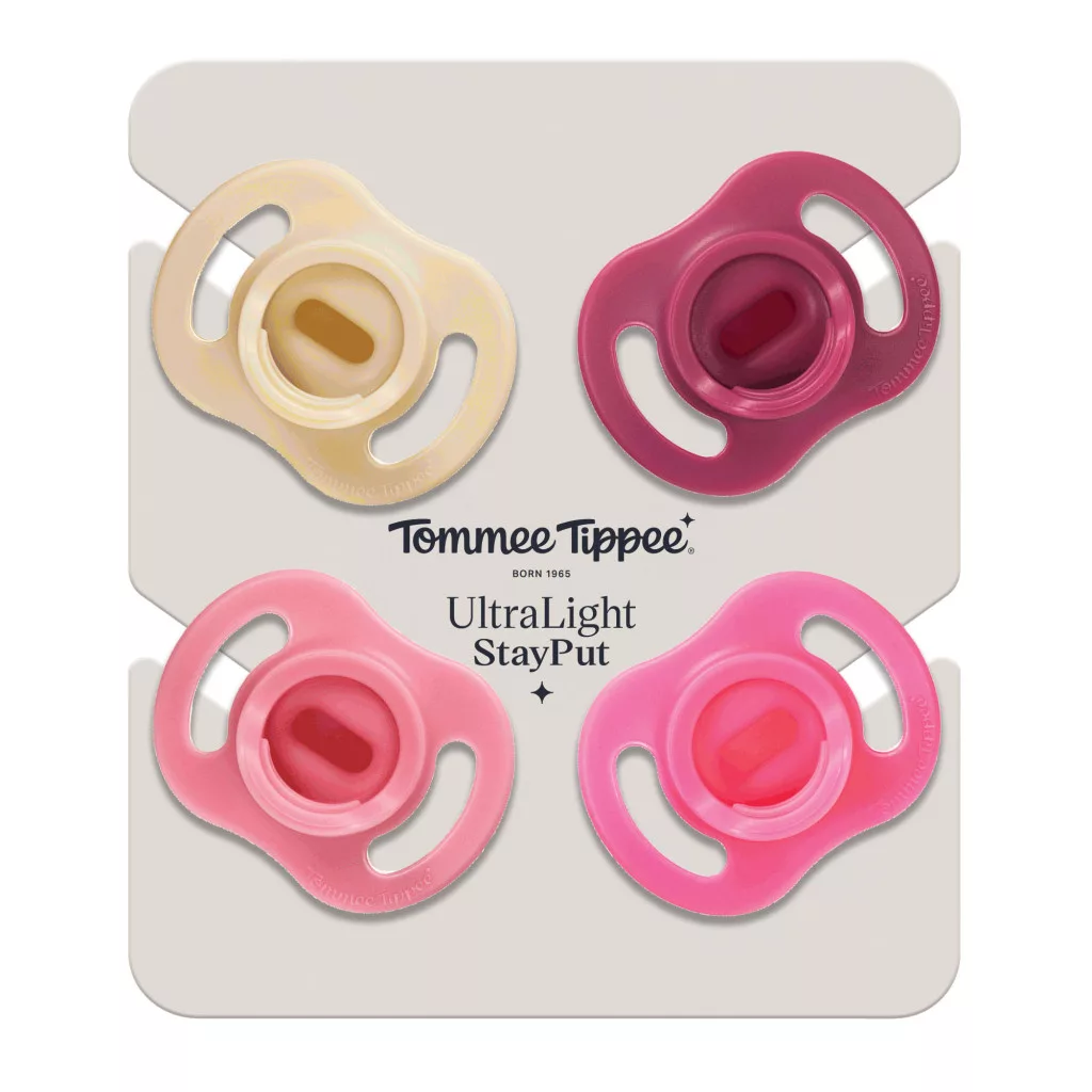 Tommee Tippee Ultra Light StayPut cumi 6-18 hó 4 db (lányos)