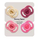 Tommee Tippee Ultra Light StayPut cumi 6-18 hó 4 db (lányos)