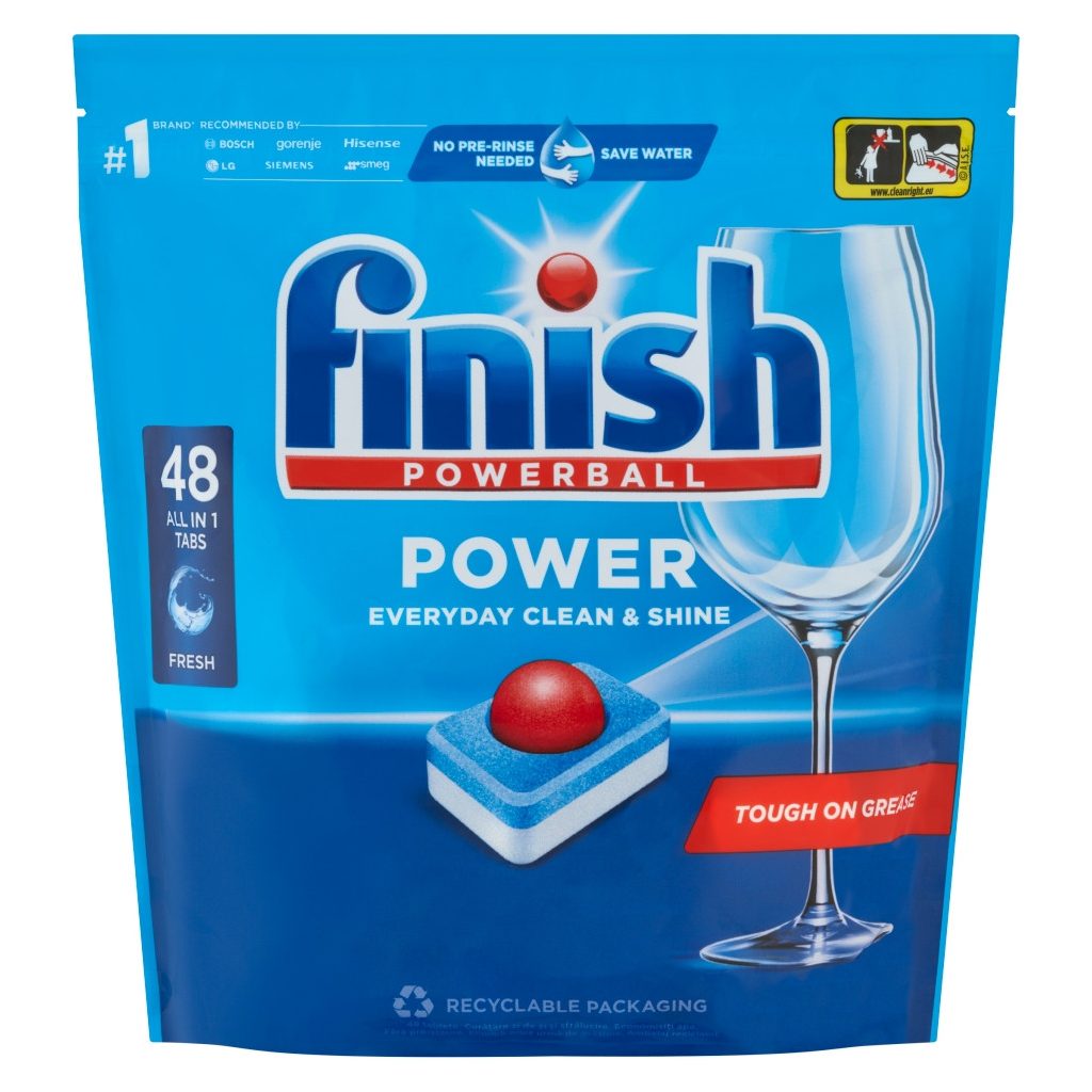 Finish Power All in 1 mosogatógép-tabletta, regular (48 db)